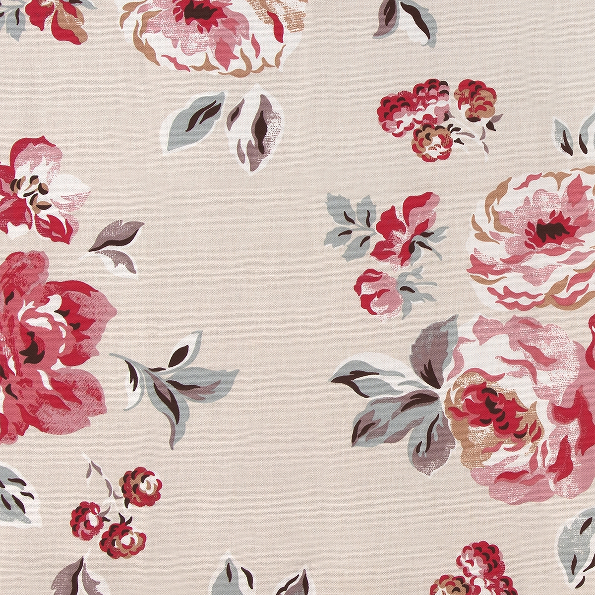 Product photograph of Cath Kidston Brampton Bunch Raspberry Roman Blind from Choice Furniture Superstore.